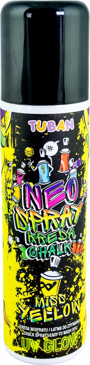Tuban Neo Chalk Spray Stoepkrijt | Yellow 150 ml